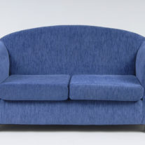2 Seat Sofa (Basic Plus) blue in colour