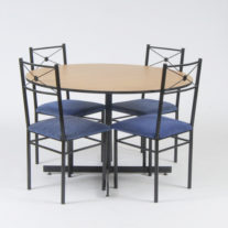 5pce Dining table and 4 chairs beach